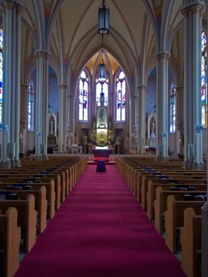 All Saints Church, in Saint Peters, Missouri, USA - 