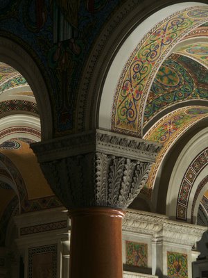 Cathedral Basilica of Saint Louis, in Saint Louis, Missouri, USA - column capital