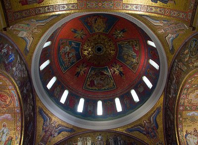 Cathedral Basilica of Saint Louis, in Saint Louis, Missouri - main dome