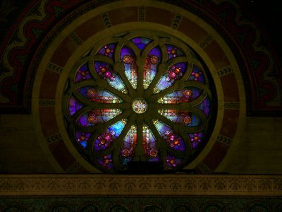 Cathedral Basilica of Saint Louis, in Saint Louis, Missouri, USA - south rose window