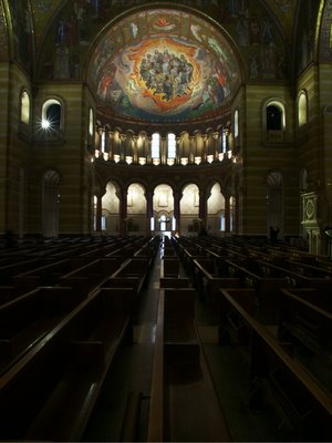 Cathedral Basilica of Saint Louis, in Saint Louis, Missouri, USA - west transept