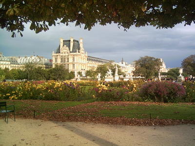 Louvre from Tuileries Gardens