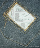new jeans, pocket detail