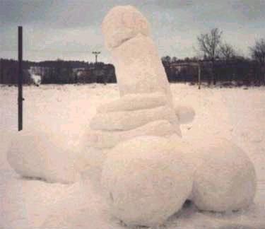 Get a Grip on the Snow Bals - Funny Pic