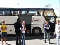 Сборы у автобуса в Риге