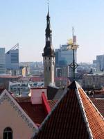Вид на современный Таллинн