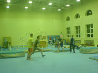 Зал для занятий акробатикой