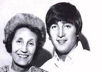 Aunt Mimi and John Lennon