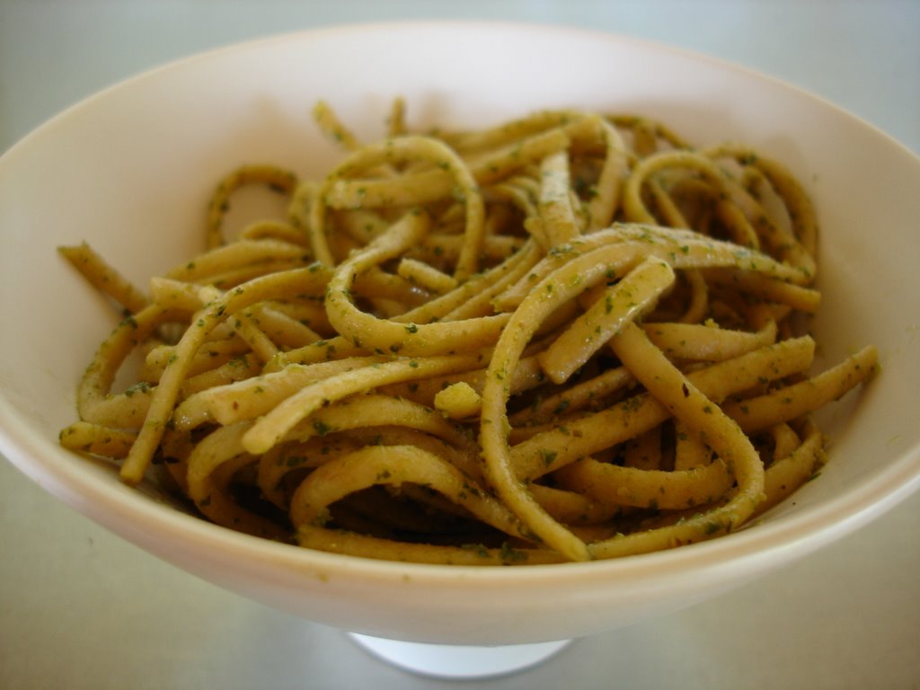 Spoonful: Spaghettoni al pesto from Barefoot Contessa Parties!