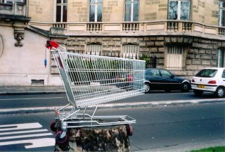 Paris, quai du Louvre, janvier 2005