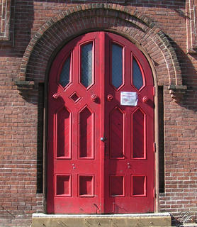 Church doors - click to enlarge