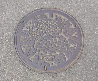 Nagoya sewage system manhole cover, Tenpaku ward, Nagoya