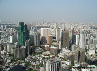 Tokyo viewed from Tokyo Tower Main Observatory.