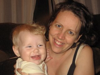 With Mommy - 6/7/2006