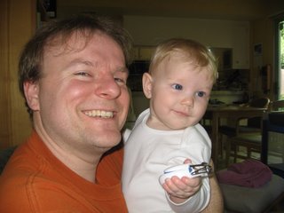 With Daddy - 6/10/2006