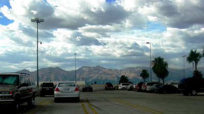 Mount Lemmon, seen from rooftop mall parking