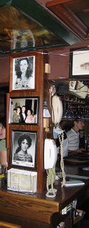 celebrity autographs inside rossino's, st louis mo, photo by toby weiss