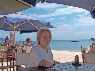 lunch at the Livingstone Beach Restaurant