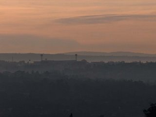sunrise in Kigali