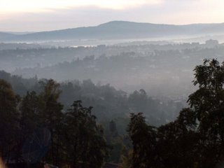 sunrise in Kigali