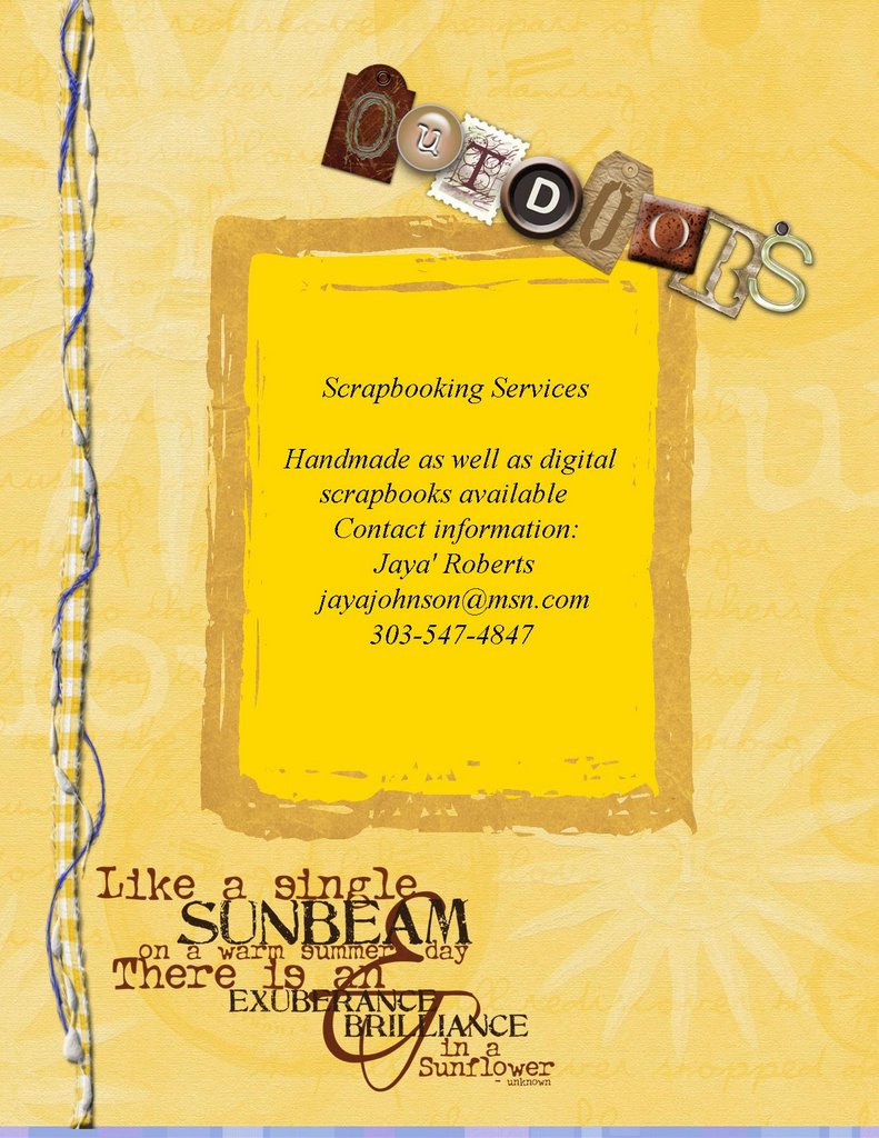 scrapbooking with jaya scrapbooking flyer scrapbook flyer