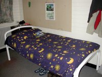 Ah, my nice celestial blanket on my bed. :) 