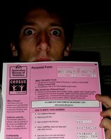 Uh oh! A scary census form! Yay! It has instructions how to fill it out. :-D