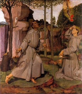 St. Francis receiving the Stigmata
