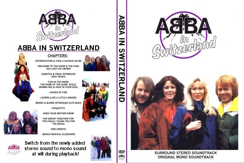 ABBA - UNIQUEABBA: ABBA IN SWITZERLAND-NOW TWO VERSIONS AVAILABLE