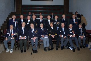 A group photo of the veterans
