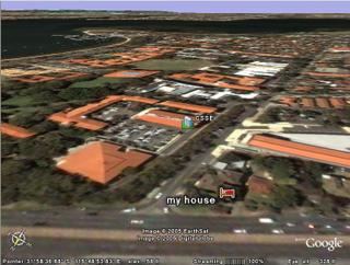 CSSE and my house in Google Earth