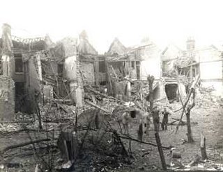 World War II Damage, Guernsey Grove, Herne Hill, 1944