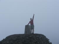 photo of joel on summit of ben nevis