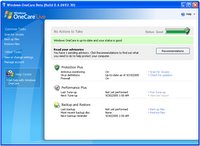 Windows OneCare Live plataforma antivirus de Microsoft.