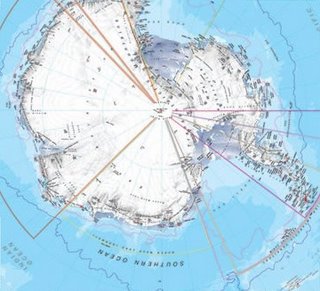  Upside-down Map of Antarctica