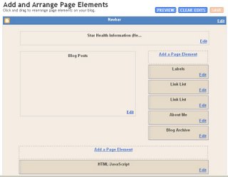 Blogger beta Layout