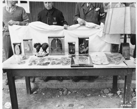 Objet's D'Art made of human skin for Ilse Koch Buchenwald concentration camp