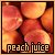 Juice: Peach