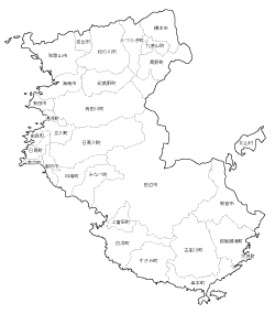無料地図の配布情報 和歌山県の白地図を公開