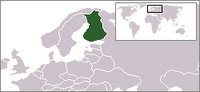 The geographical location of Finland