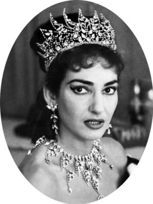 Maria Callas, jewelry by Ennio Marangoni