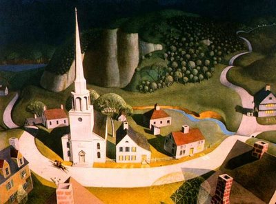 Grant Wood, The Midnight Ride of Paul Revere, 1931