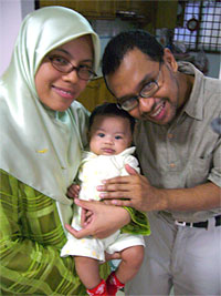 me and Ibu and Ayah