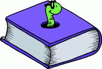 bookworm in book