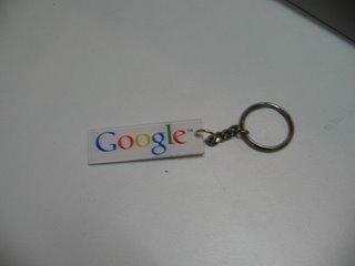 google wordmasters challenge2006-google goody bag=google keychain