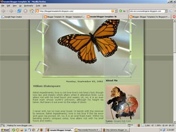 Blogger Template - Butterfly