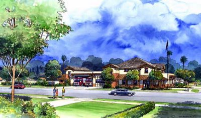 Artist concept of recently opened LAFD Station 83