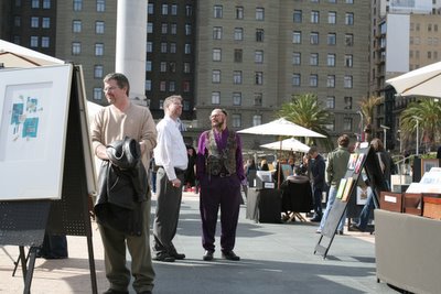 San Francisco Union Square Art Display
