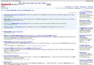 Yahoo Search Marketing - fourth position
