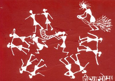 jivya soma mashe, dessin sur papier